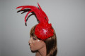 Headdress of red feathers Malvinas