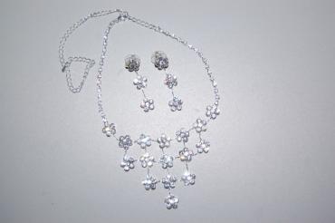 Set Alexia white sparkles