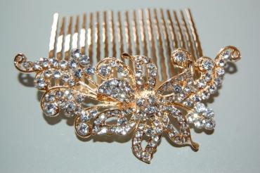 Combs Azalea golden white sparkles