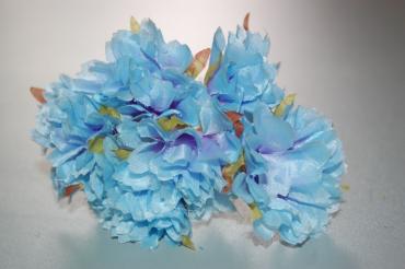 Blue Carnation corsage