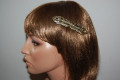 Comb Susana old gold and glitter
