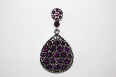 Earrings purple Priestess