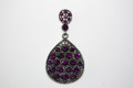 Earrings purple Priestess