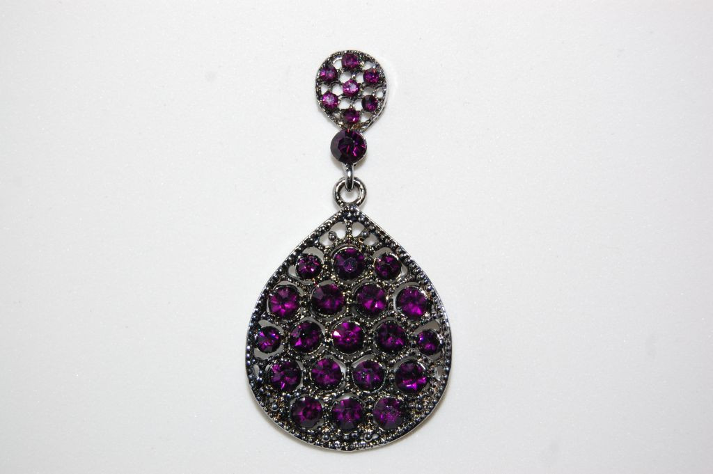 Earrings purple Priestess