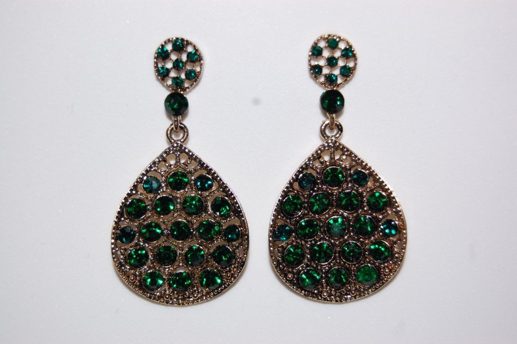 Earrings green Priestess