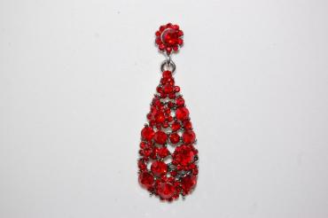 Daniela earrings red glitters