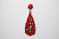 Daniela earrings red glitters