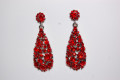 Daniela earrings red glitters