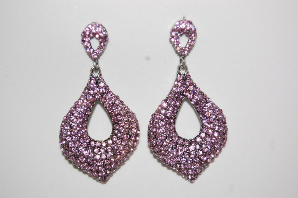 Ruby Earrings shine pink