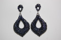 Ruby Earrings Royal Blue glitters