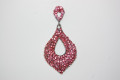 Ruby Earrings coral glitters