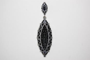 Lisi earrings black gloss