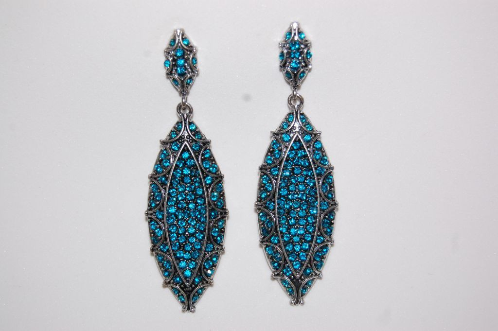 Lisi earrings turquoise shine