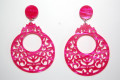 Pendientes noche fucsia