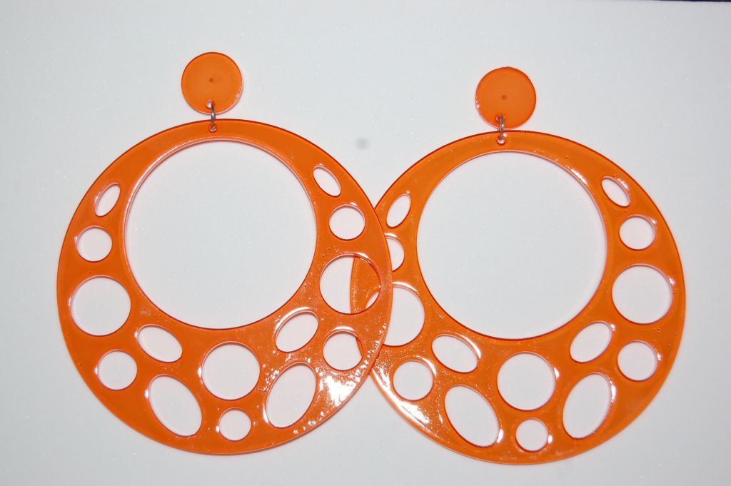 Pendientes Calista naranja