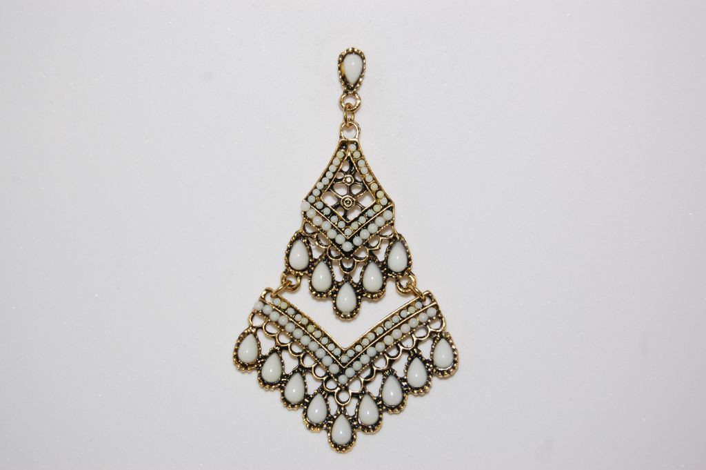 Marisol earrings gold beige