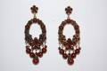 Pendientes amor flamenco marrón