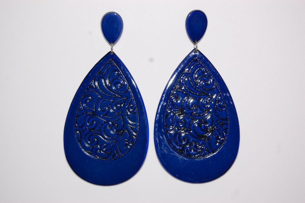 Felicia Navy Blue earrings
