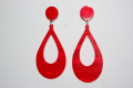 Pendientes Macarena rojo carei