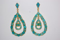 Earrings turquoise Rufina 