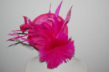 Beautiful Fuchsia Natacha headdress