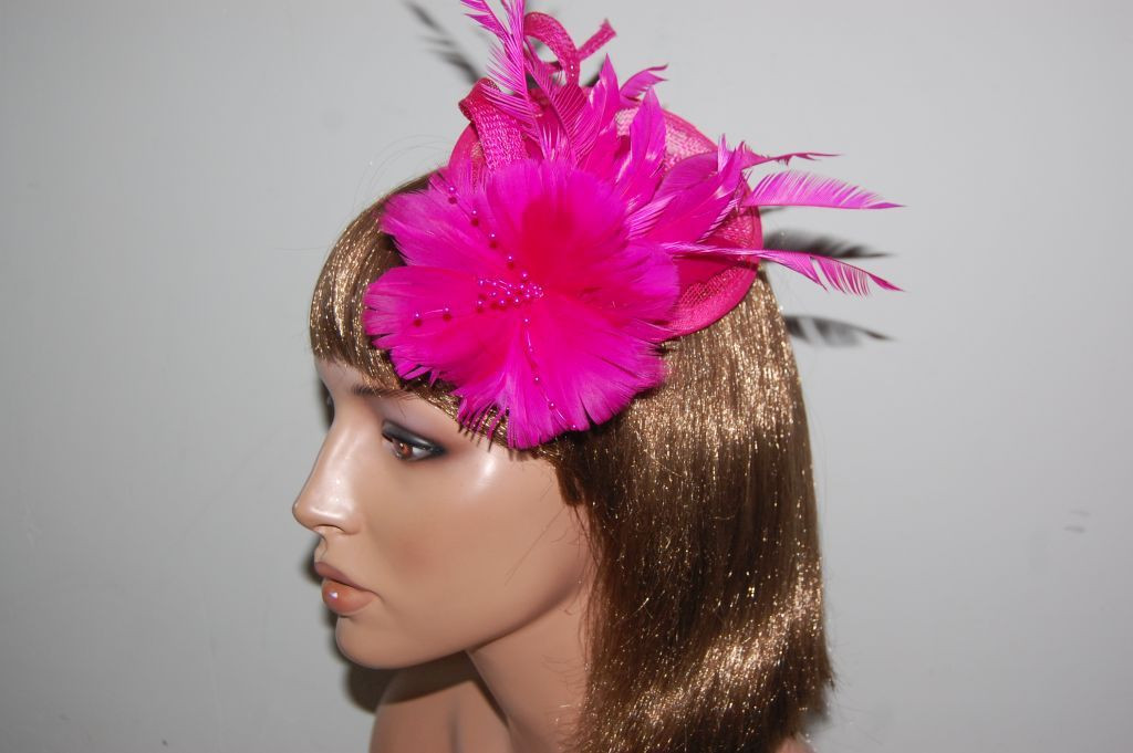 Beautiful Fuchsia Natacha headdress