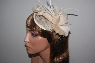Tocado Bella Natacha beige