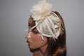 Beautiful beige Natacha headdress