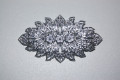 Brooch silver shining Naples