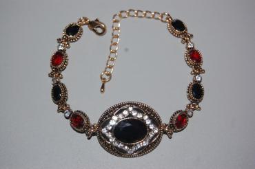 Pulsera Dulcinea negro y rojo