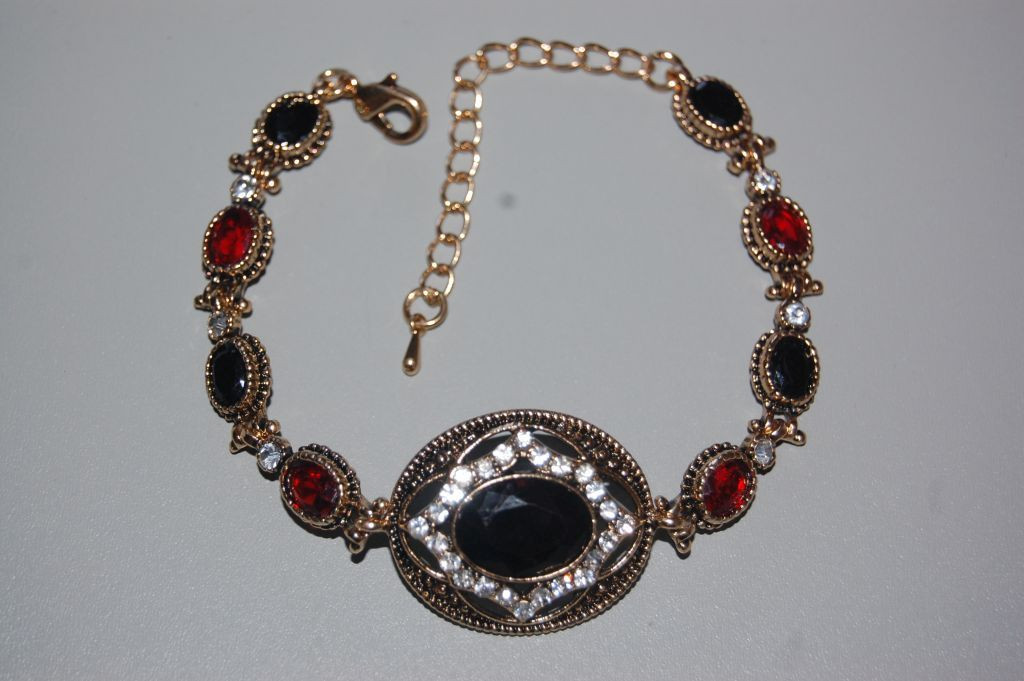 Bracelet black and Red Dulcinea