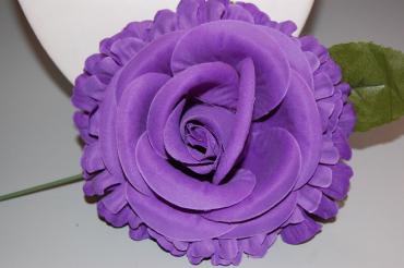 Cropped purple flower
