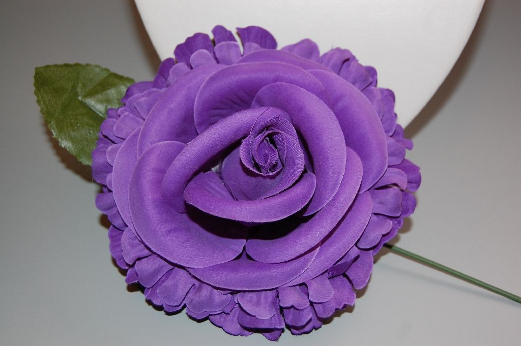 Cropped purple flower