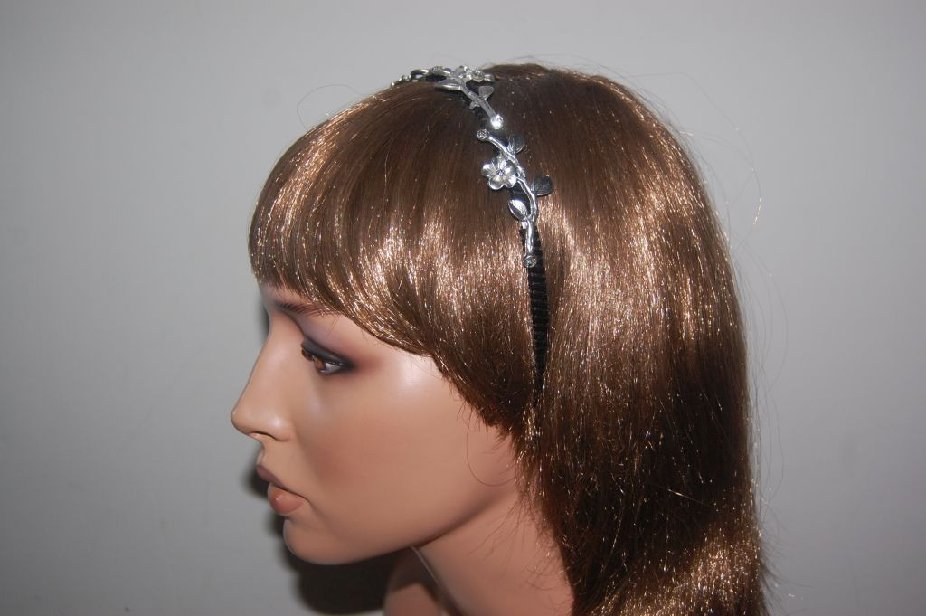 Headband love spring silver
