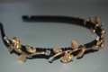 Love golden spring headband