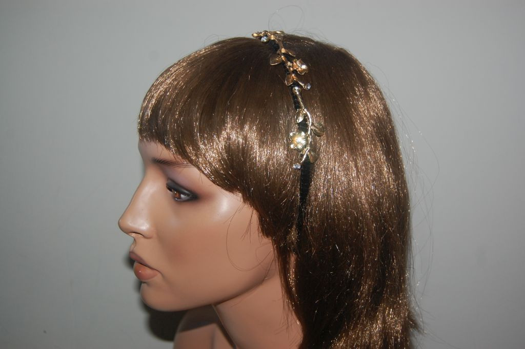 Love golden spring headband