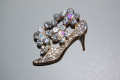 Dance with glitters shoe brooch