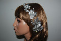 Tiara thousand flowers silver and pearls
