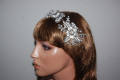 Tiara thousand flowers silver and pearls