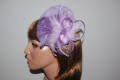 Headdress look lilac