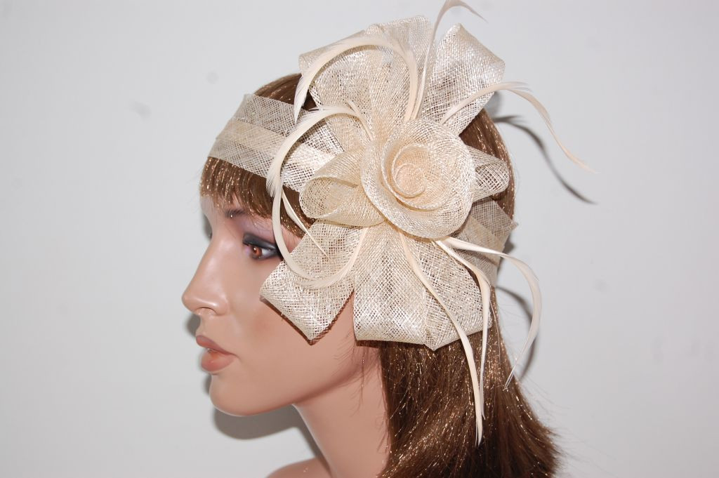 Headdress tape star beige