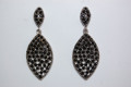 Pendientes Doris brillos negros