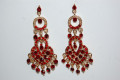 Earrings red Jasmine