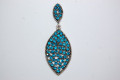 Doris earrings turquoise shine