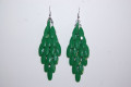 Earrings 16 green tears
