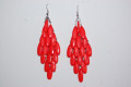 16 tears coral earrings