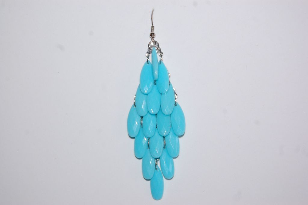 16 tears turquoise earrings