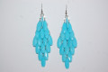 16 tears turquoise earrings