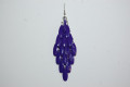 16 purple tears earrings