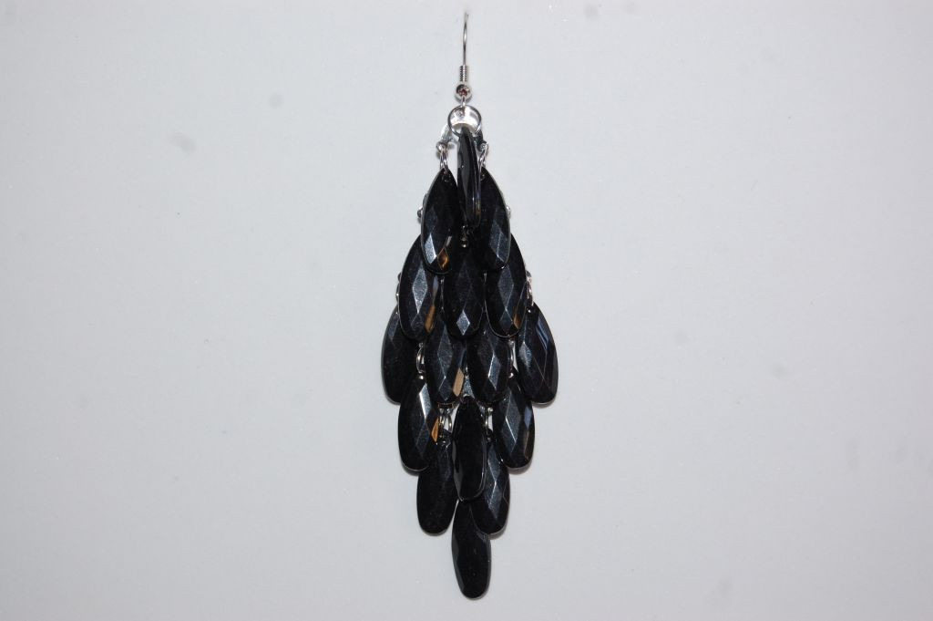 Earrings 16 black tears